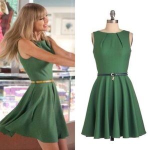 Modcloth Luck Be a Lady Green Dress by Closet London ASO Taylor Swift